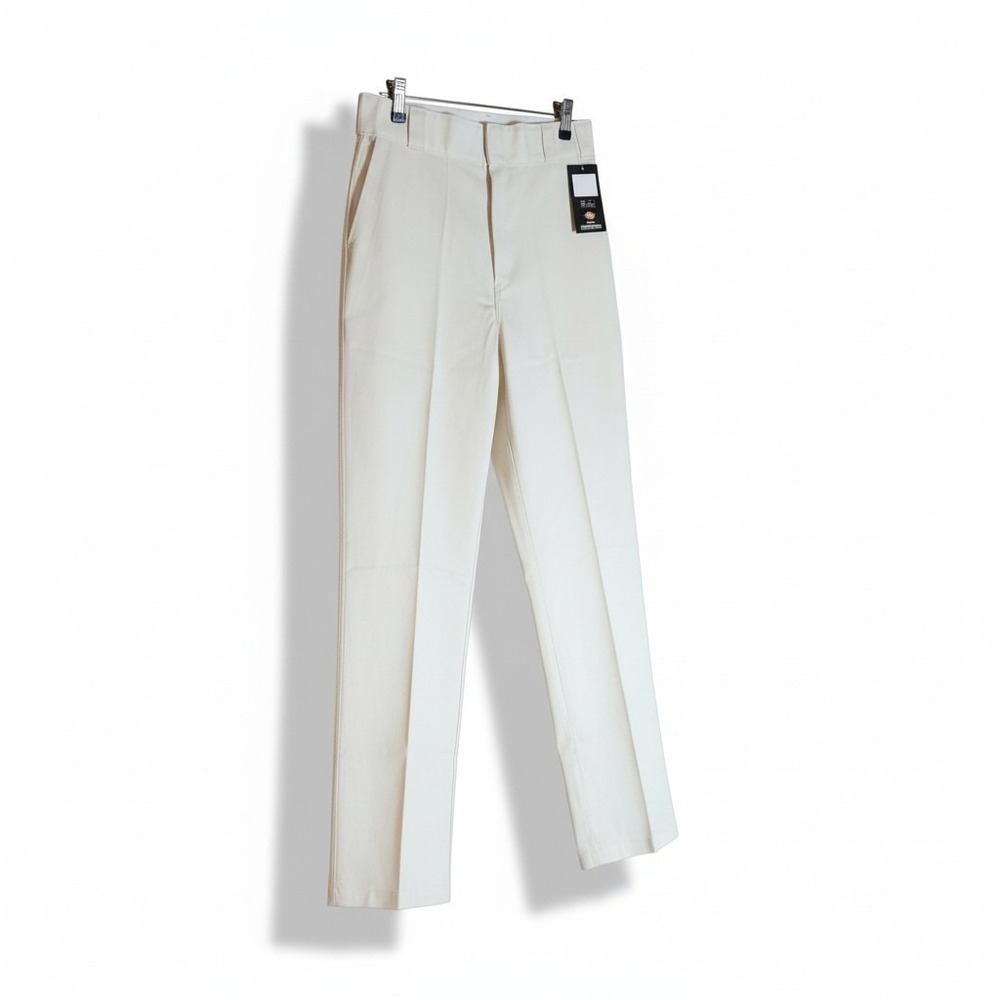 NWT Dickies Women's 10R Original 874 White Work Pants Durable Classic